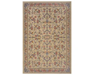 Zdjęcie produktu dla Dywan do kuchni 60x90cm, antypoślizgowy beżowy wzór tradycyjny szenilowy