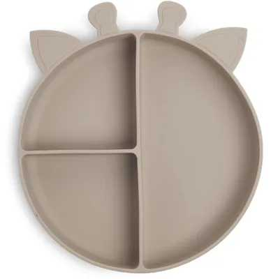 Image de Assiette en silicone pour enfants avec ventouse