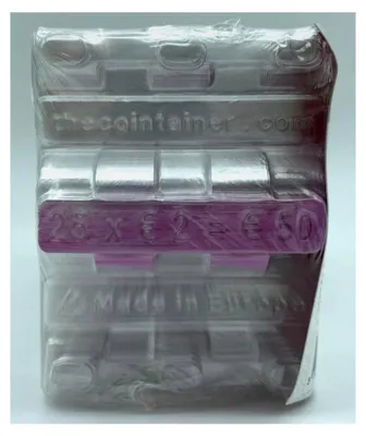 Produktbild von Münzetui, 2,00 Euro, 100 Stück, Transparent
