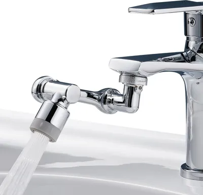 Produktbild von Drehbarer Wasserhahn Verlängerung Perlator 1080 Grad Multifunktionaler