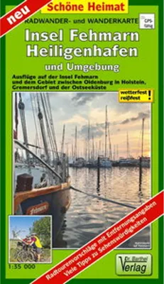 Obrázok produktu pre Cyklistická a turistická mapa ostrova Fehmarn, Heiligenhafen a okolia