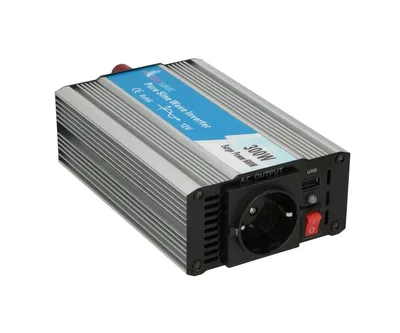 Imagen del producto de Convertidor de voltaje Extralink OPIP-300W, 12V, 300W, onda sinusoidal pura, universal, para automóvil, 12 V, 1 Hz, 300 W, 230 V