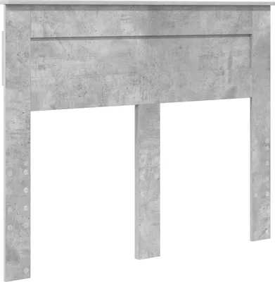Image de vidaXL Tête de lit en béton gris et aggloméré