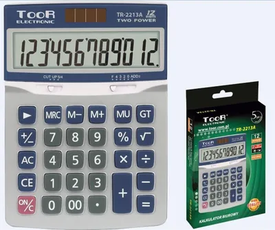 Image de Calculatrice de bureau TOOR à 12 chiffres