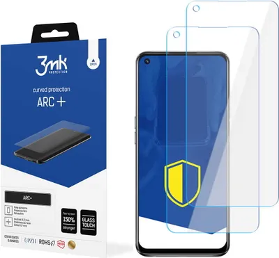 Produktbild von 3mk Display Schutzfolie ARC+ für Oppo A74 5G/A54 5G  0,17mm Self-Heal (2 Stück)