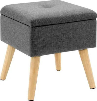 Immagine prodotto di Supporto in legno di alta qualità - design moderno - colore grigio chiaro - 32x36,5 cm
