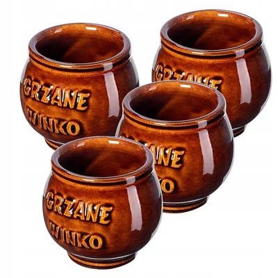 Zdjęcie produktu dla KADAX Kubki Do Grzańca Wina Kubek 300ml Zestaw
