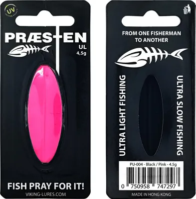 Produktbild von Westin PRÆSTEN 4.7cm 4.5g - Inlineblinker, Farbe:Black / Pink
