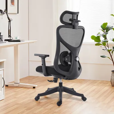 Produktbild von Bürostuhl Ergonomisch Schreibtischstuhl, klappbare Armlehnen & Wippe, Schreibtischstuhl Ergonomisch des Maximale Belastung: 150 Kg
