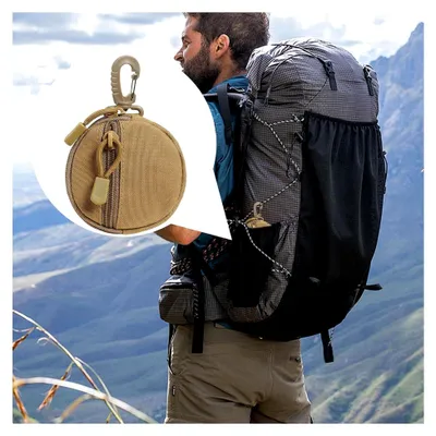 Produktbild von Münztasche für Münzen, Mini-Schlüssel, wasserdicht, mit Haken, zum Aufhängen von Kopfhörern, Schlüsseln, Zubehör, Reise-Organizer, MUD, siehe die Beschreibung, Siehe Beschreibung