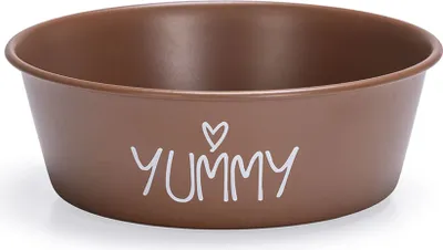 Produktbild von Beeztees Puppy Snoes - Hundenapf - Edelstahl - Terracotta - 13x13x4 cm -