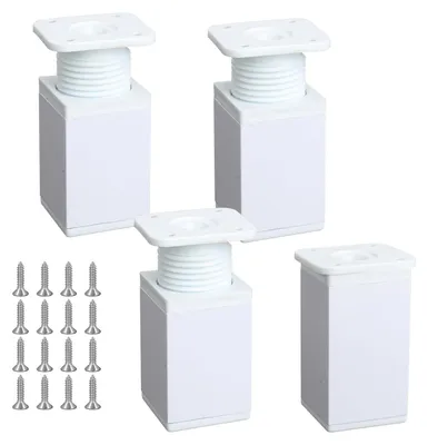 Immagine prodotto di Piedini regolabili per mobili, quadrati, 8 cm