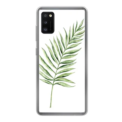 Produktbild von MuchoWow® Handyhülle Schutzhülle Hülle für Samsung Galaxy A41 Pflanze - Aquarell Silikon Softcase Handy Hülle - Mobiltelefon