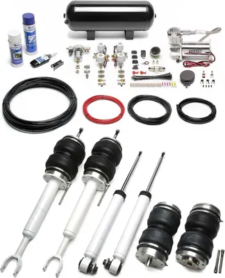 Image de TA Technix suspension pneumatique + compresseur Viair Airride noir pour Audi A6 type 4F
