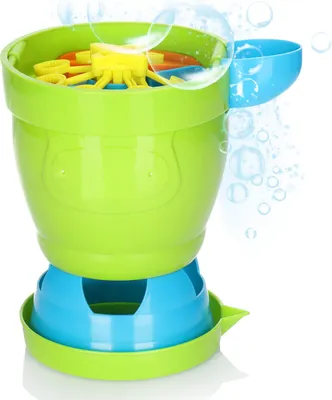 Produktbild von COM-FOUR® Seifenblasenmaschine, batteriebetriebene Seifenblasen- Maschine für Kinder, erzeugt automatisch Seifenblasen, tolles Seifenblasenspielzeug