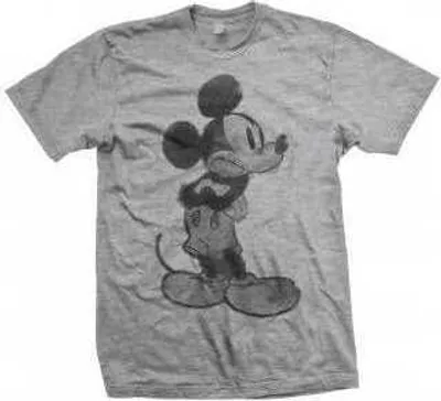 Obrázek produktu pro Disney – Uniové tričko velikosti M s motivem Mickey Mouse – šedé