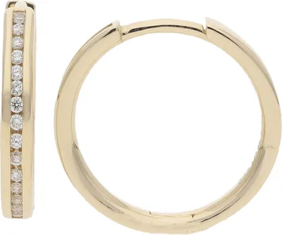 Produktbild von Creolen Gold 585 Brillanten JL10-06-3242 JuwelmaLux