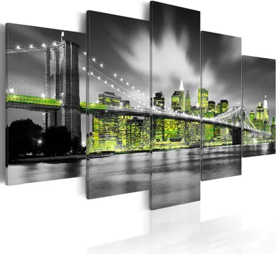 Produktbild von Modernes Wandbild 030102-26 (200x100) - 5 Teilig Bilder Fotografie auf Vlies Leiwnand Foto Bild Dekoration Wand Bilder Kunstruck