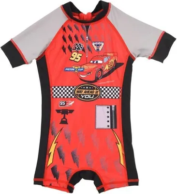 Produktbild von CARS 3 Jungen Badeanzug 88% Polyester / 12% Elasthan Rot