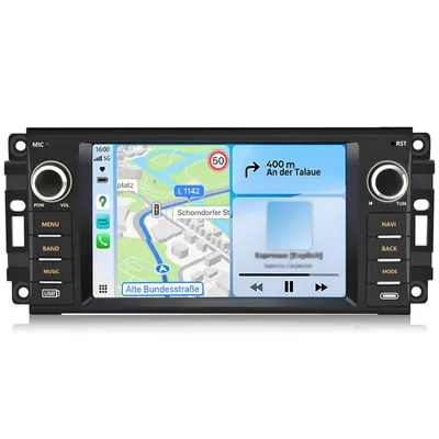 Produktbild von Android Autoradio 7" Touchscreen 2+64GB GPS Navigation CarPlay Android Auto für Chrysler Dodge Jeep Chevrolet Epica WIFI DAB+