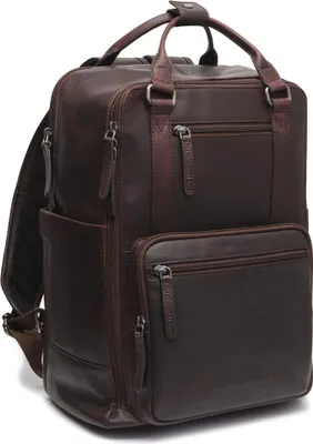 Immagine prodotto di The Chesterfield Brand zaino per il tempo libero zaino con scomparto per laptop Calden Backpack Brown marrone scuro