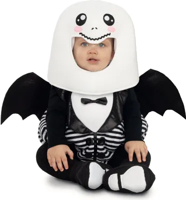 Produktbild von Baby-Geister-Ballon-Overall-Kostüm 7-12 Monate (74-80 cm)