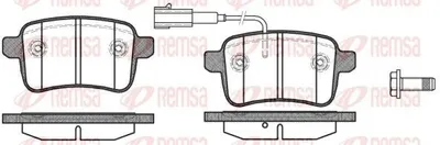 Produktbild von REMSA Bremsbeläge Satz Hinten Bremsklötze für ALFA ROMEO GIULIETTA (940) 1450.02