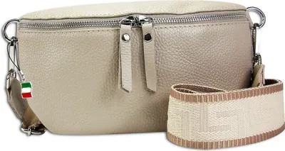 Produktbild von Florence Leder Tasche Gürteltasche taupe beige mehrfarbig OTF807N