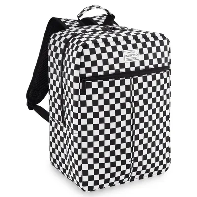 Produktbild von Zagatto Reiserucksack Handgepäck 40x30x20 24L WIZZAIR RYANAIR Schwarzer Weißer ZG1145