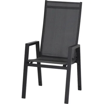 Produktbild von Siena Garden Savona High Back, matt-anthrazit Aluminium, Textilbezug M90919