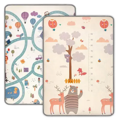 Zdjęcie produktu dla Milly Mally – dwustronna mata dla dzieci z motywem zwierzątek, wykonana z pianki, 178 x 120 cm