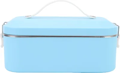 Obrázok produktu pre Chladiaci box na obed, odolná konzervácia, izolovaná nádoba na jedlo z nehrdzavejúcej ocele pre outdoor, kempovanie, prácu, cestovanie, modrá