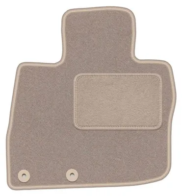 Produktbild von Fahrermatte Velours für Honda Civic VIII 2006-2012 (Schrägheck) – 1-tlg, Beige, passgenau – Wielganizator LUX