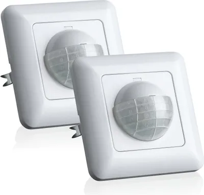 Produktbild von 2x Bewegungsmelder Unterputz LED geeignet 600W Bewegungssensor 3-Draht SEBSON