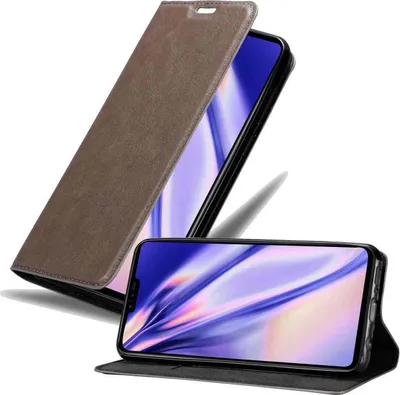Obrázek produktu pro Cadorabo Case for LG V50 Protective Case in Brown Pouzdro na mobilní telefon s magnetickým zavíráním