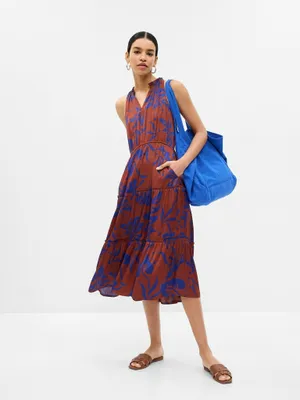 Produktbild von GAP Gemustertes Midikleid 665843-01__XXS