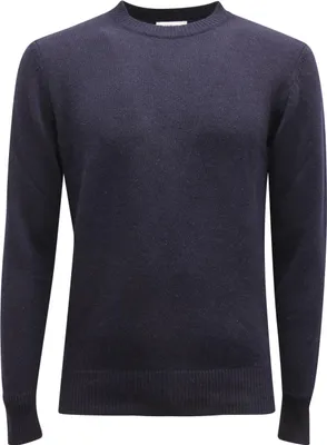 Obrázek produktu pro 7481Av Maglione Uomo Become Man Vlněný Svetr Modrý