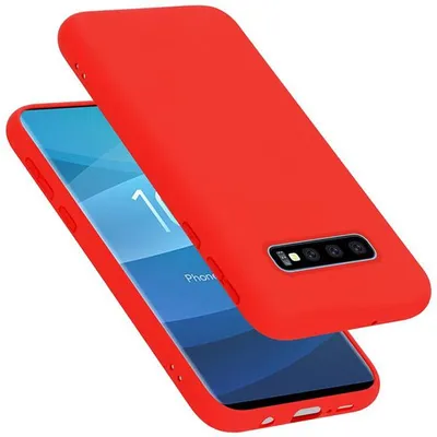 Image de Cadorabo Housse pour Samsung Galaxy S10 PLUS Housse en rouge Housse pour portable Case Cover TPU Etui
