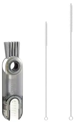 Produktbild von Multifunktionale 3-in-1-Reinigungsbürste - Effiziente Reinigung von Flaschen, Bechern und Strohhalmen - B0CHNKBYN9