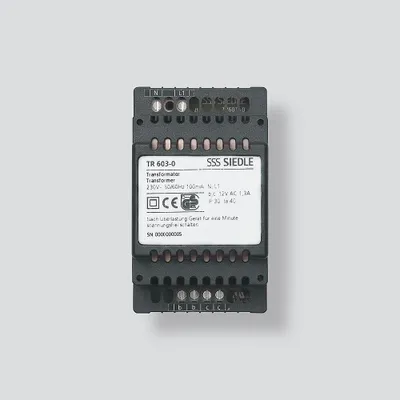 Image de Siedle TR 603-0 - Stromversorgung - Schwarz - Siedle - 0 - 40 °C - CE - 53,5 mm (200035160-00)