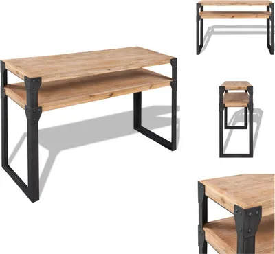 Obrázok produktu pre vidaXL Konzolový stolík z masívneho akáciového dreva 120x40x85 cm - Príručné stolíky