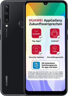 Produktbild von HUAWEI Y6p Smartphone 6.3" 3GB 64GB 5000mAh Dual SIM Nero