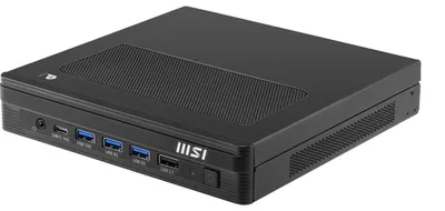 Immagine prodotto di MSI Pro DP10 A14MG-003EU PC/stazione di lavoro Intel® Core™ i3 i3-14100 8 GB DDR5-SDRAM 512 GB SSD Windows 11 Home Mini PC Nero