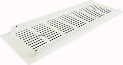 Produktbild von Lüftungsgitter LG 3010 W Stegblech Alu Weiss 300 x 100 mm Abluftgitter Türgitter