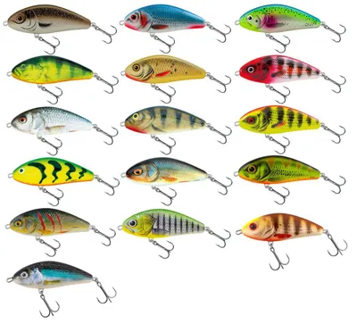 Produktbild von Salmo Fatso Sinking Emerald Perch 10 cm 52 g Wobbler