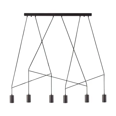 Zdjęcie produktu dla Żyrandol IMBRIA czarny 6xGU10x35W metal wym:130x135x50cm IP20 Nowodvorski Lighting