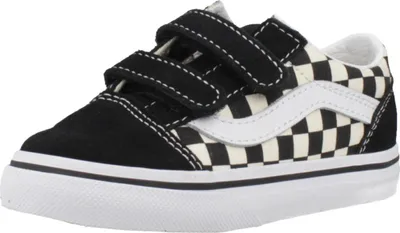A single Vans Old Skool V sneaker for children is shown from a side-angle on a white background.