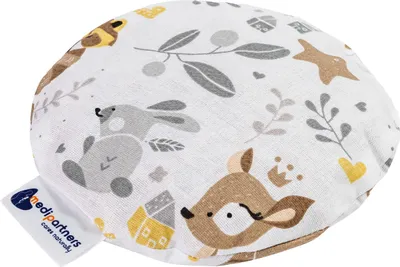 Produktbild von Kirschkernkissen, Wärmekissen, Körnerkissen für Babys 180g rund 15cm Reh