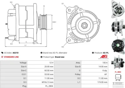 Image de Alternateur Jeep Commander 5.7