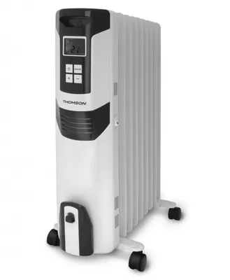 Produktbild von Thomson THBDH09DPN, Öl-Heizlüfter, Öl, Drinnen, Flur, Schwarz, LCD